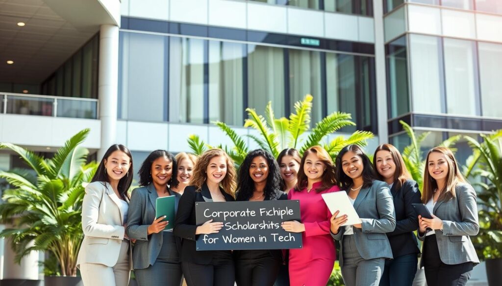 corporate scholarships for women in tech