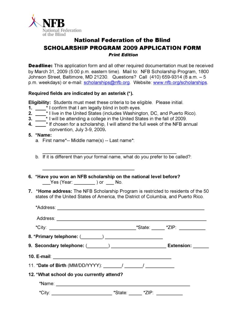 Scholarships apply