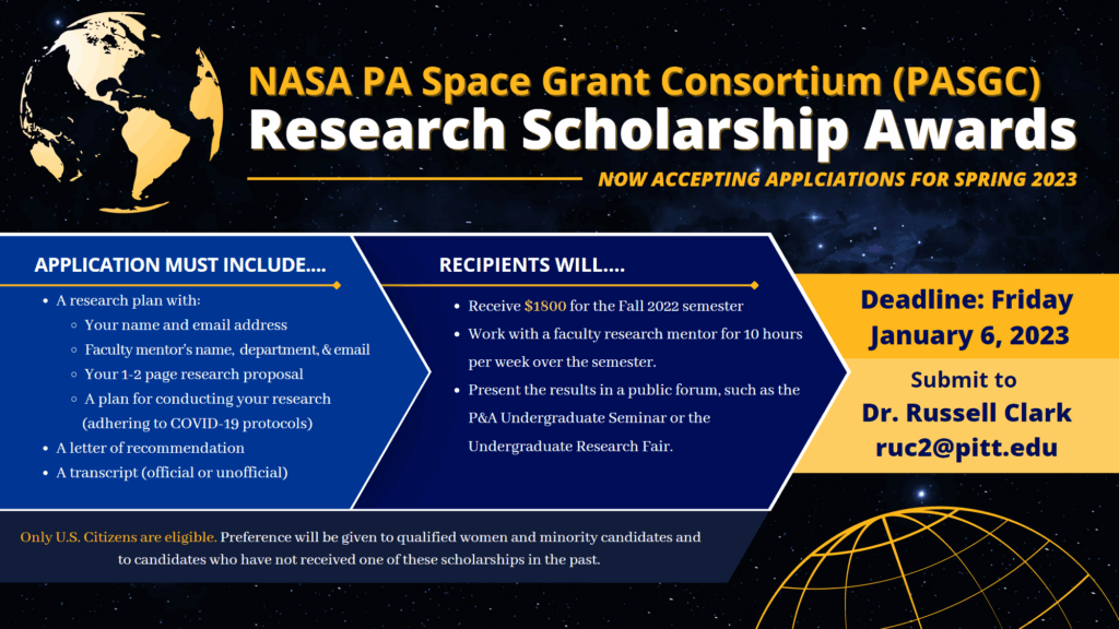 Astronomy scholarships